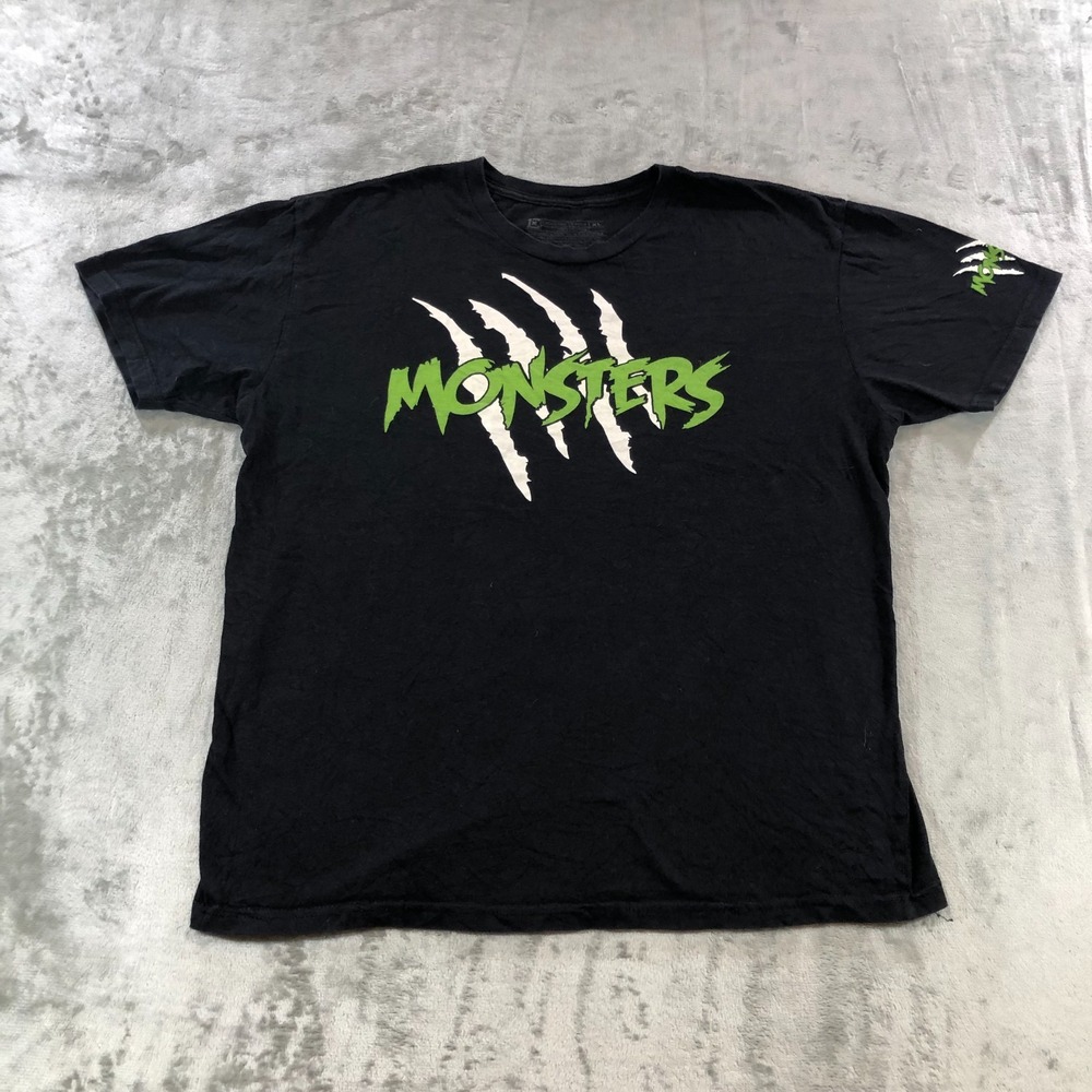 monsters shirt mens XL black merch